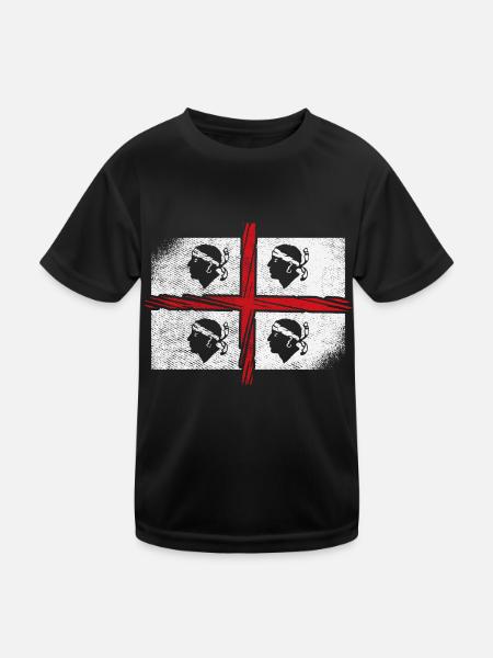 Sardinia by the Manzanita's - Kids Functional T-Shirt - black - Front