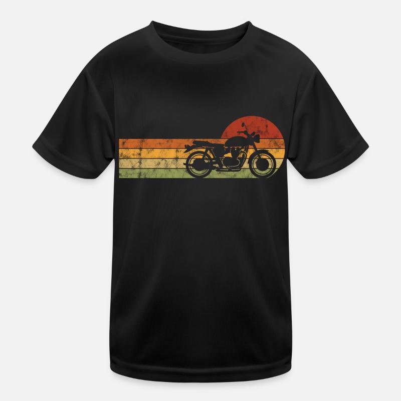 Biker Retro Chopper motocyclisme motocyclisme T-shirt sport Enfant