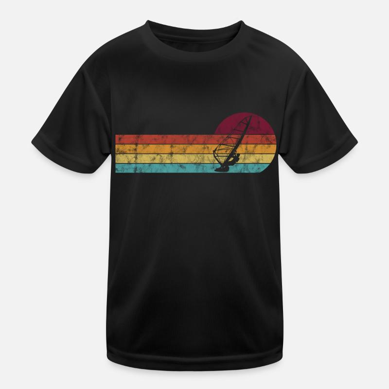 Windsurffer Retro Windsurfing Surf T-shirt sport Enfant