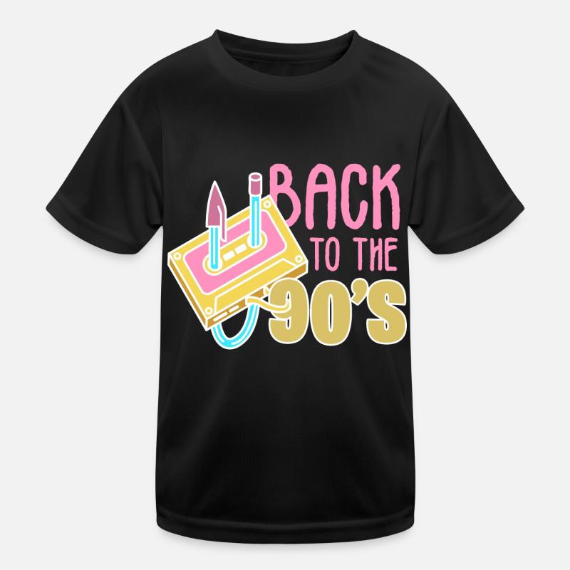 90s 90er Kinder Funktions-T-Shirt