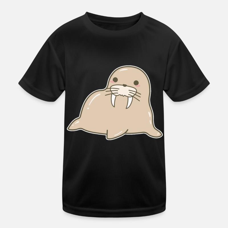 Walross Kinder Funktions-T-Shirt