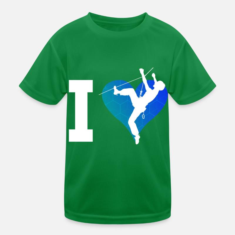 Boulder Boulder Escalade Grimpeuse Femmes T-shirt sport Enfant