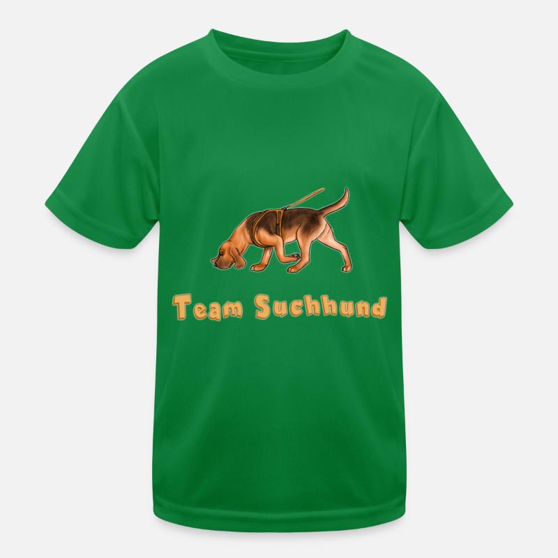 Team Suchhund Kinder Funktions-T-Shirt