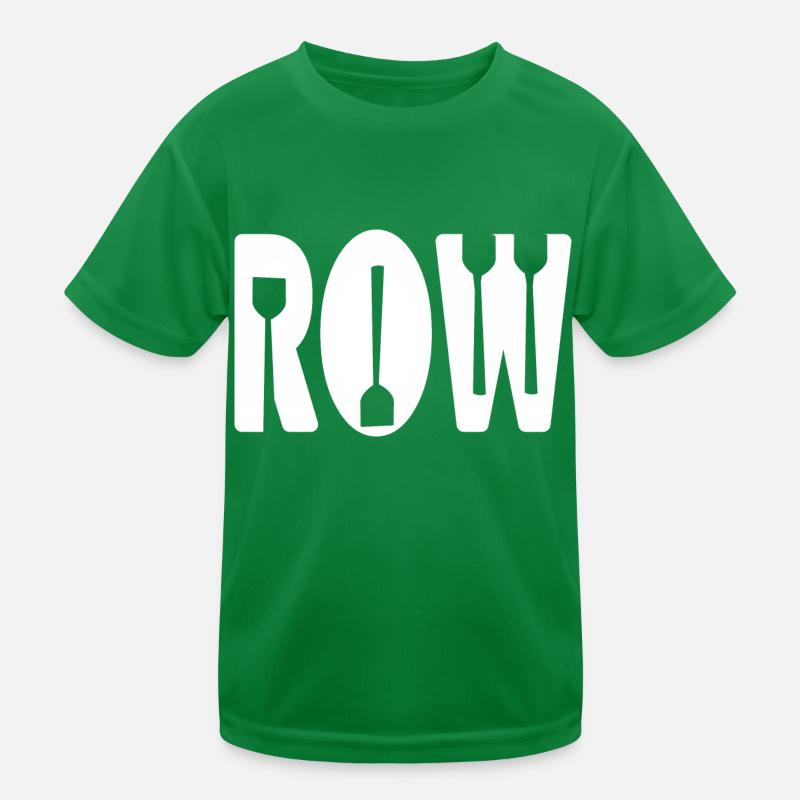 ROW Awesome Paddle Rowing Designs T-Shirt Present Kinder Funktions-T-Shirt
