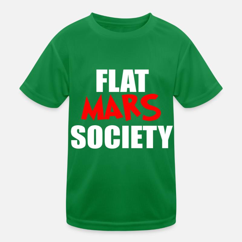 Flat Mars lustiges Zitat Kinder Funktions-T-Shirt