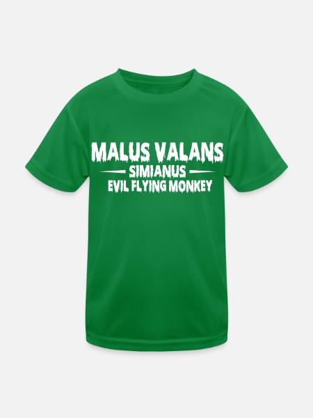 Flying Monkeys Halloween - Kids Functional T-Shirt - kelly green - Front