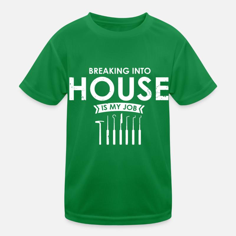 Cambrioleur Serrurier Technicien de Verrouillage Conception T-shirt sport Enfant