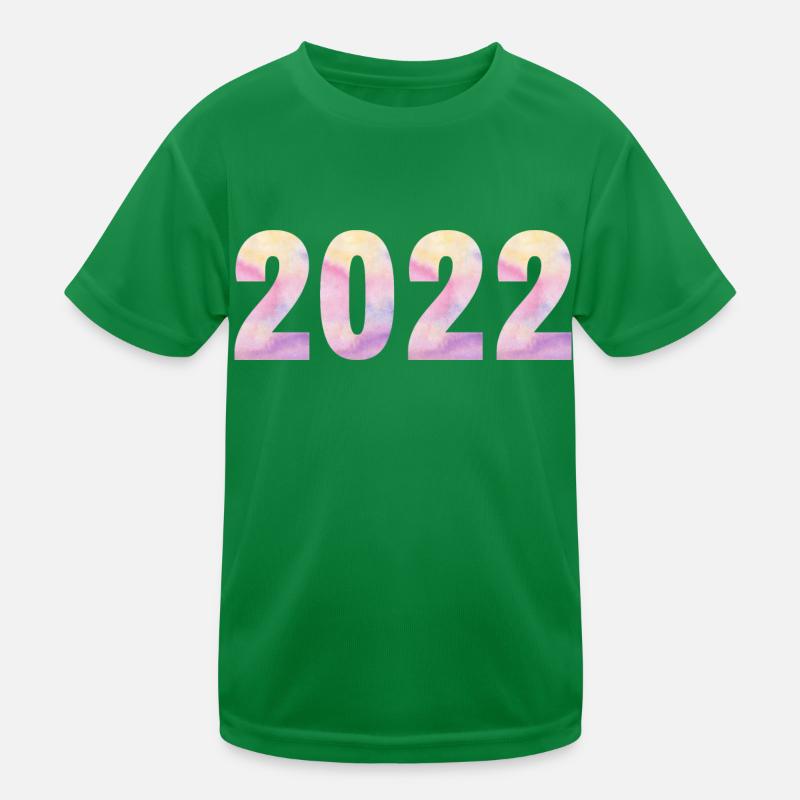 2022 Pastel Violet Rose T-shirt sport Enfant