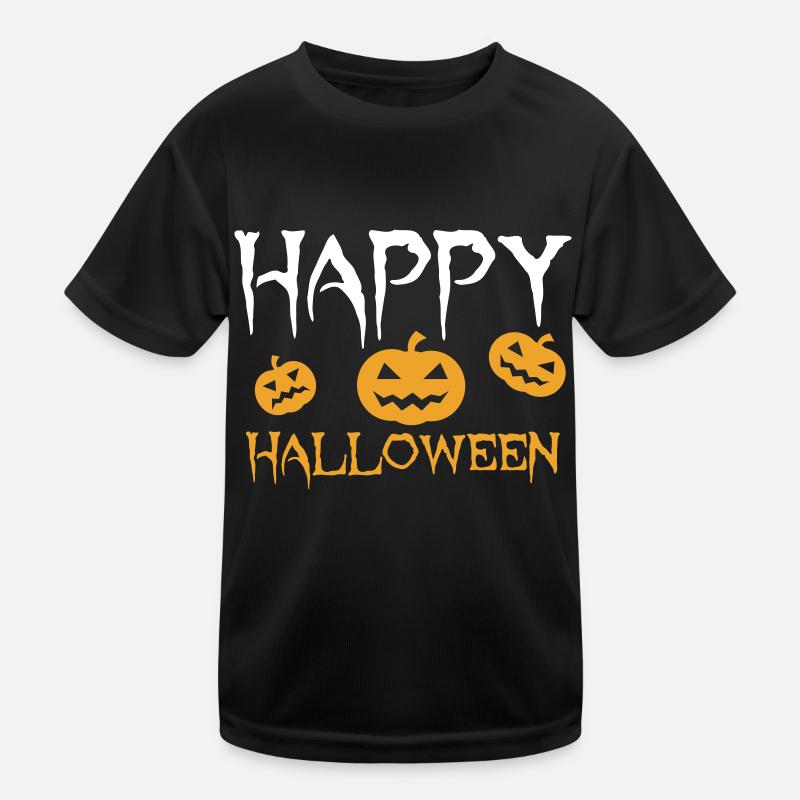 Fröhliches Halloween Kinder Funktions-T-Shirt
