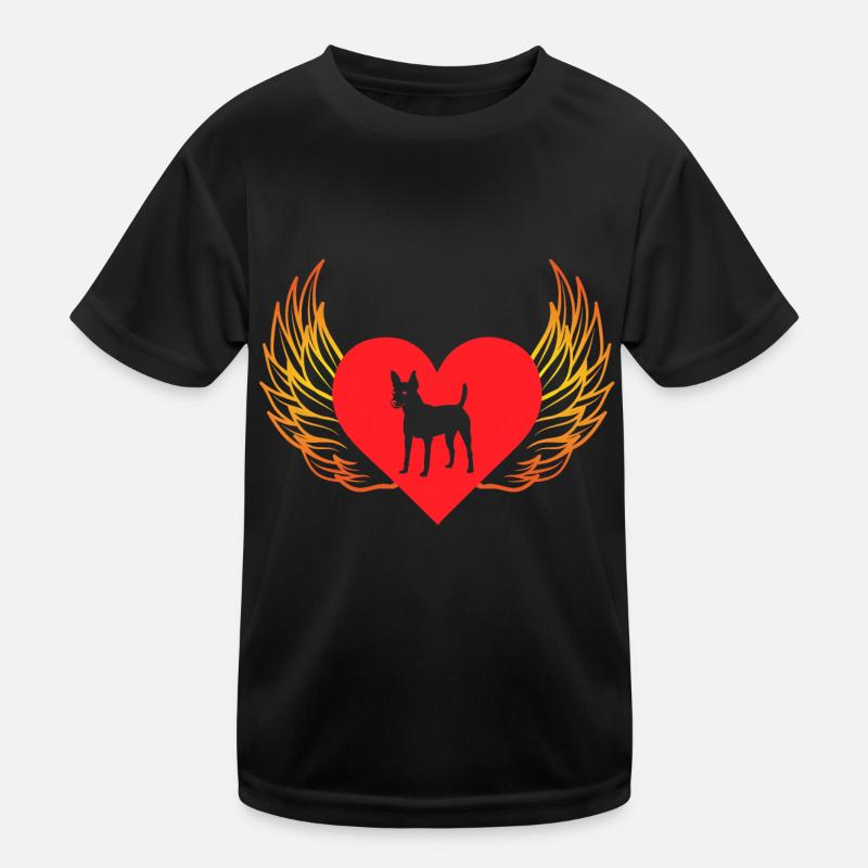 Toy Fox Terrier Kinder Funktions-T-Shirt