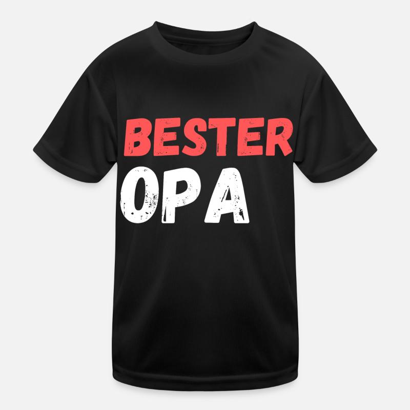 bester opa Kinder Funktions-T-Shirt