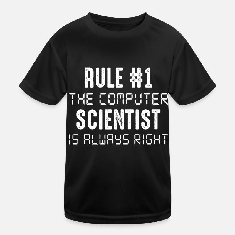 Rule #1: The computer scientist is always right Bi Kids Functional T-Shirt