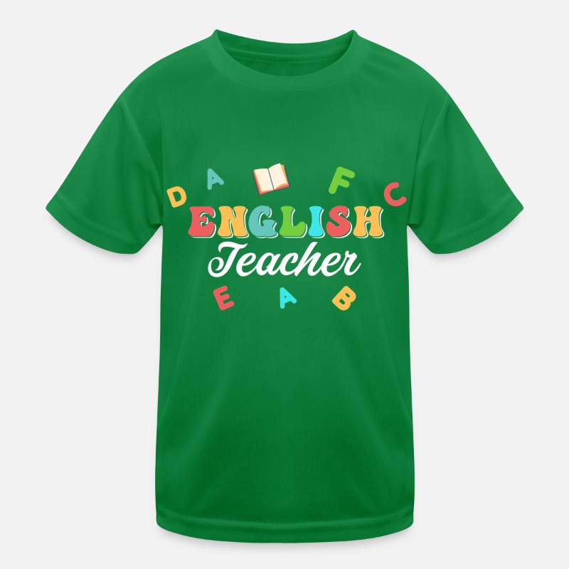 Langue grammaticale de professeur d’anglais T-shirt sport Enfant