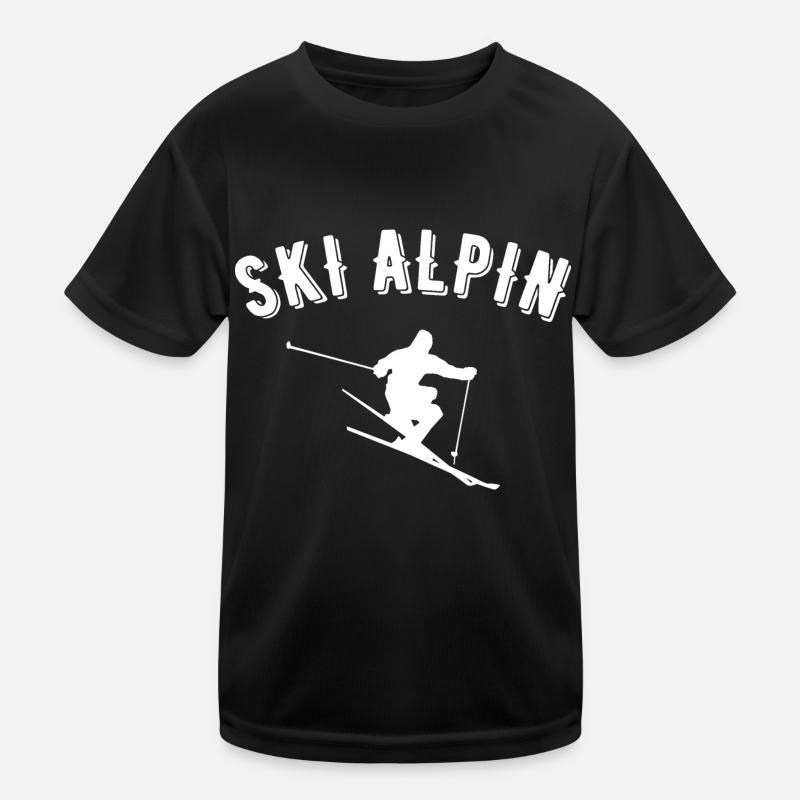 ski alpin T-shirt sport Enfant