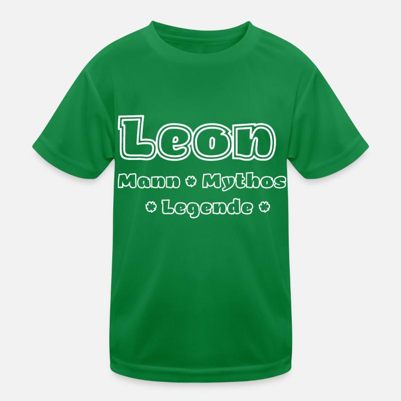 Leon - Mann, Mythos, Legende Kinder Funktions-T-Shirt