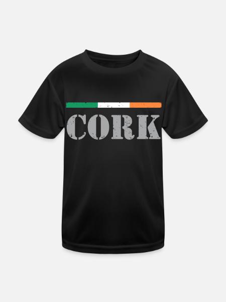 Cork Vintage - T-shirt sport Enfant - noir - Devant