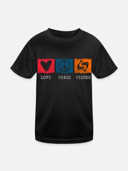 Sternzeichen Astrologie Aberglaube - Kinder Funktions-T-Shirt - Schwarz - Vorne