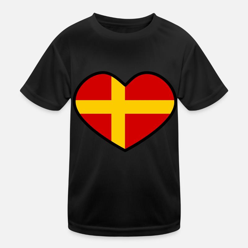 Skåne heart Kids Functional T-Shirt
