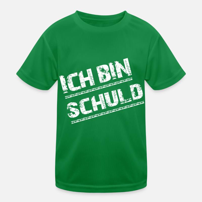 Ich bin schuld Kinder Funktions-T-Shirt
