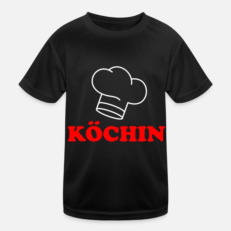 Köchin Kinder Funktions-T-Shirt