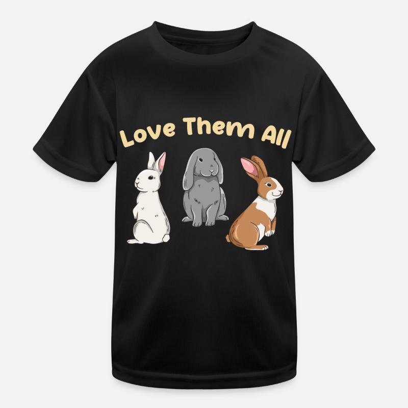 Conception de lapin mignon pour les propriétaires de lapins T-shirt sport Enfant