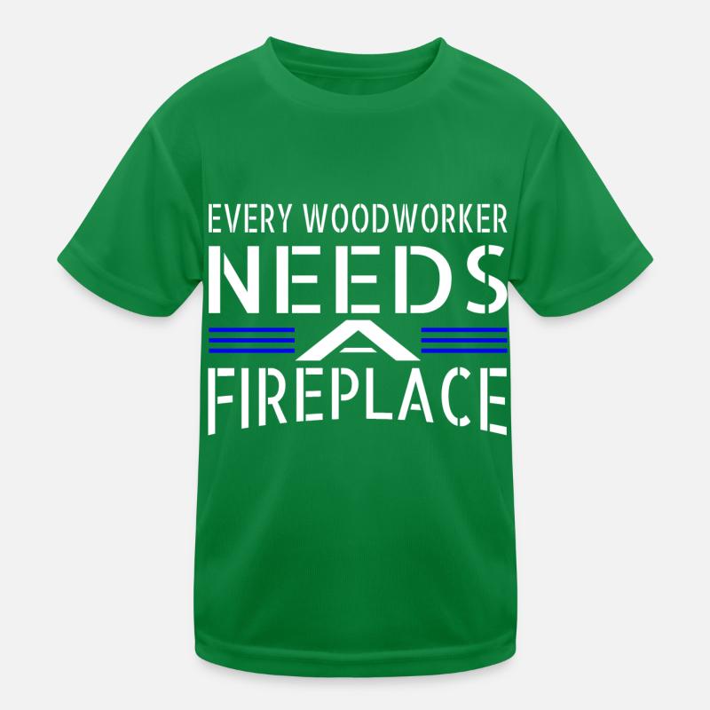 bûcheron maçon drôle de menuiserie daddesign T-shirt sport Enfant