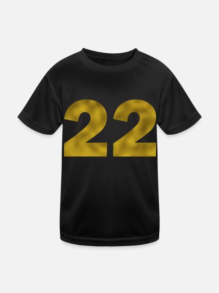 Birthday 22 years - Kids Functional T-Shirt - black