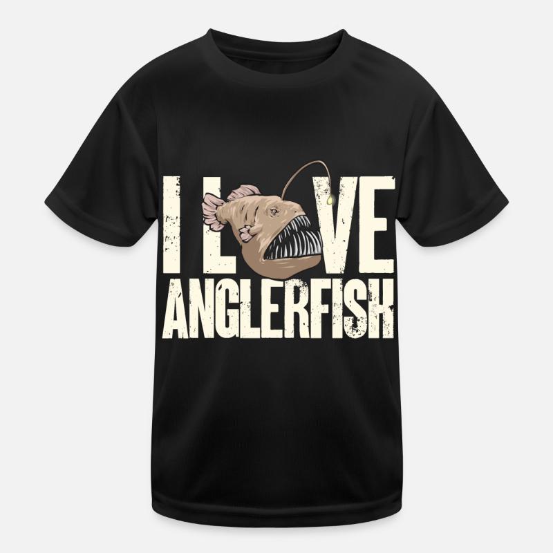 Frogfish Deep Sea Angler Angler Fish Kids Functional T-Shirt