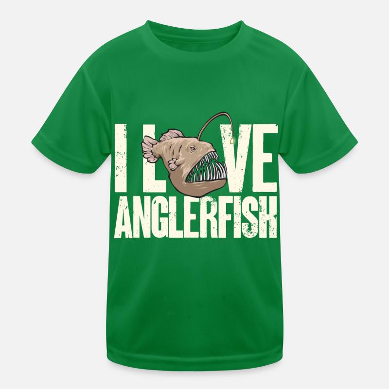 Frogfish Deep Sea Angler Angler Fish Kids Functional T-Shirt