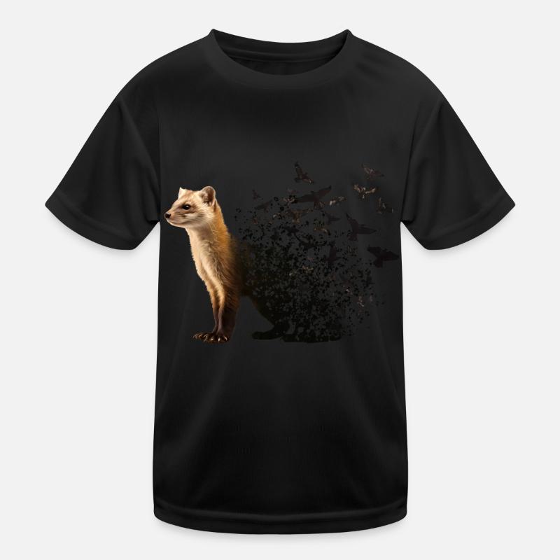 Marder Kinder Funktions-T-Shirt