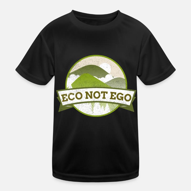 Eco not Ego Kids Functional T-Shirt