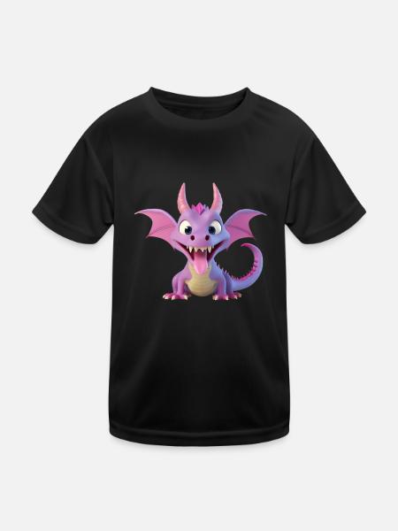 Who says a monster doesn't look cute? - Kids Functional T-Shirt - black