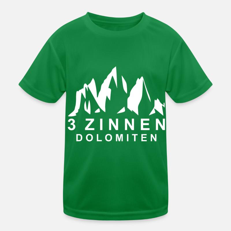 Three Peaks Dolomites Kids Functional T-Shirt