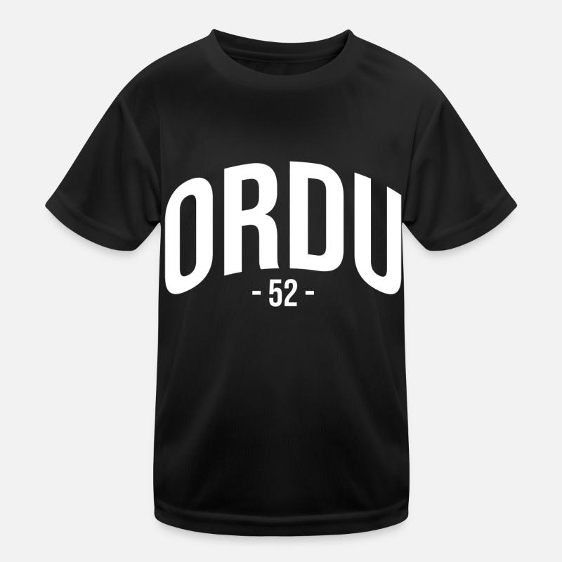 Ordu 52 Turkey Turkiye Gift Holiday TR Türk Kids Functional T-Shirt