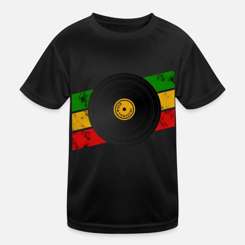 Dub Reggae Platte Kinder Funktions-T-Shirt