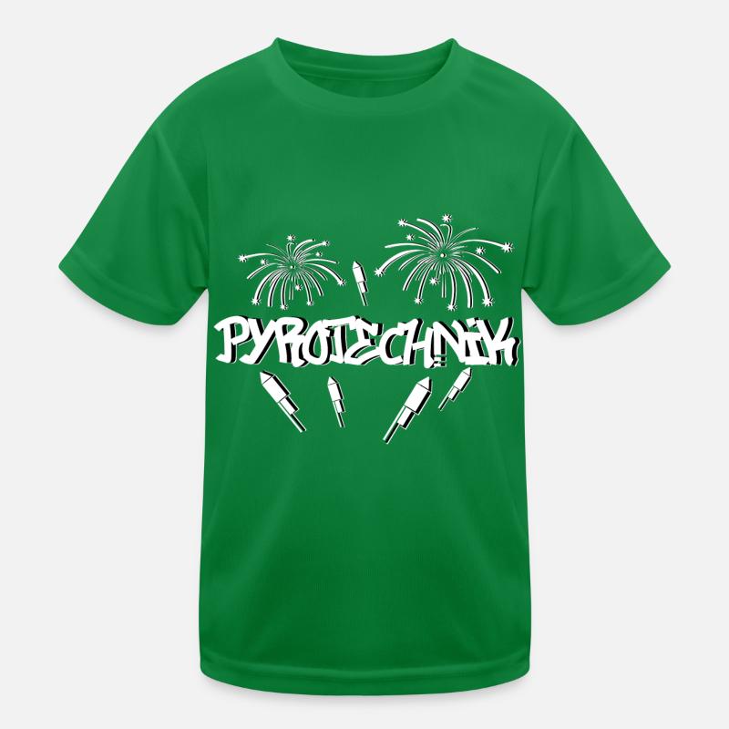 Pyrotechnik Kinder Funktions-T-Shirt