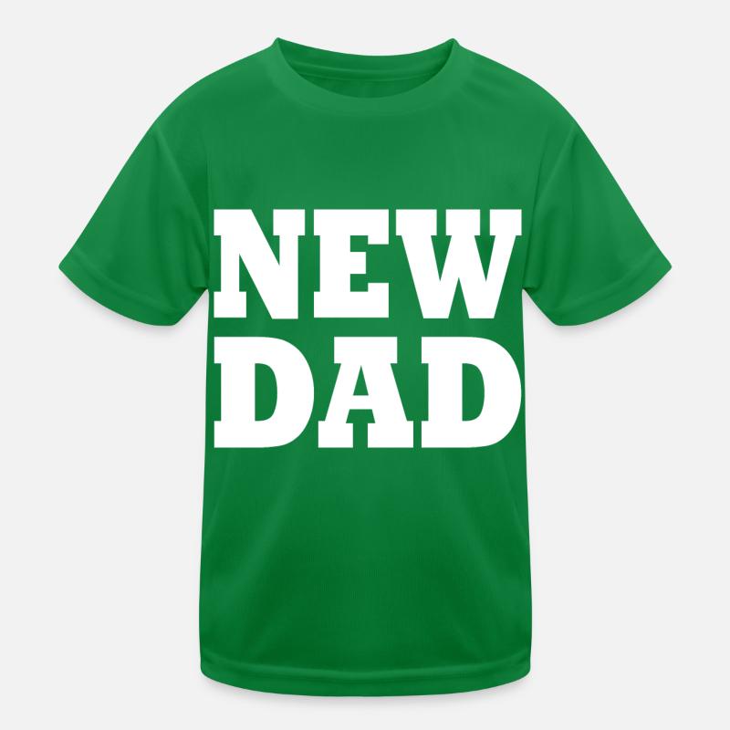New dad Kinder Funktions-T-Shirt