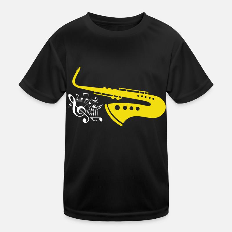 Saxophon Saxophon Saxophon Kinder Funktions-T-Shirt