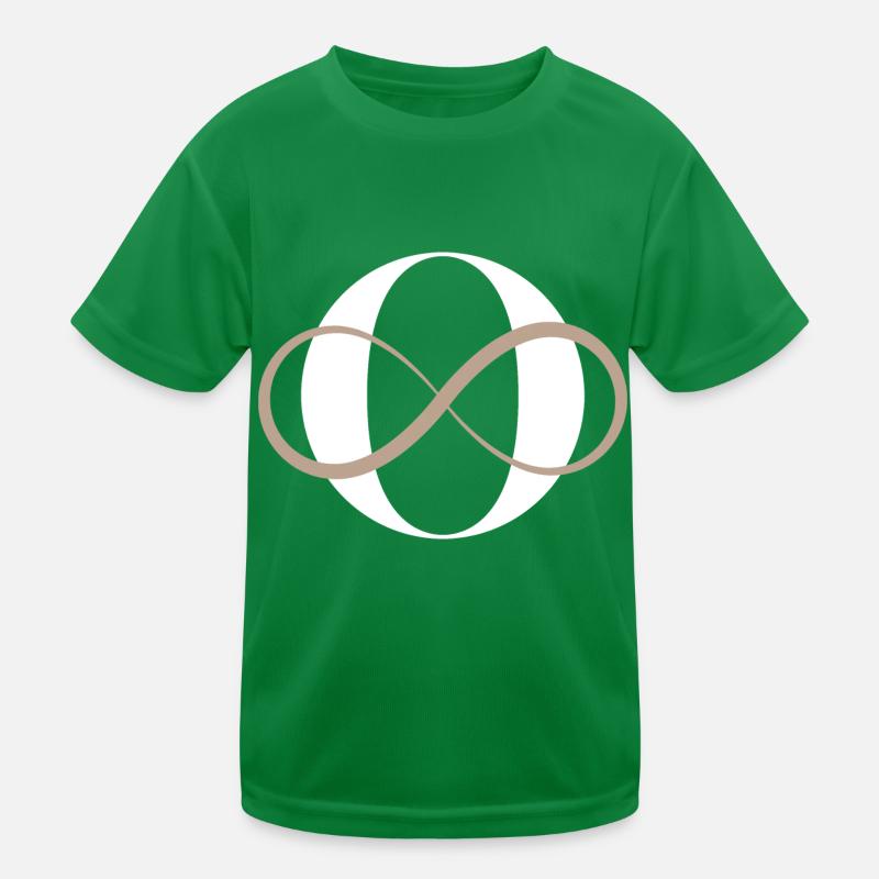 Unendlicher Buchstabe O Kinder Funktions-T-Shirt