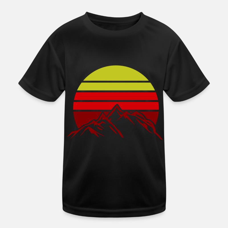 Mountains Mountains Kids Functional T-Shirt