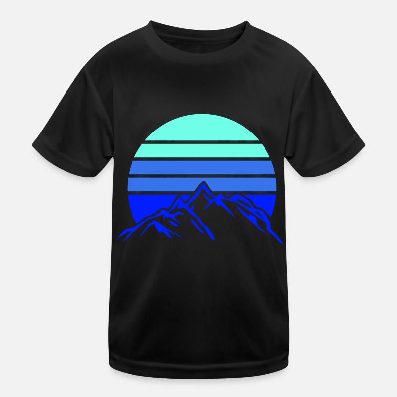 mountains mountains mountains Kids Functional T-Shirt