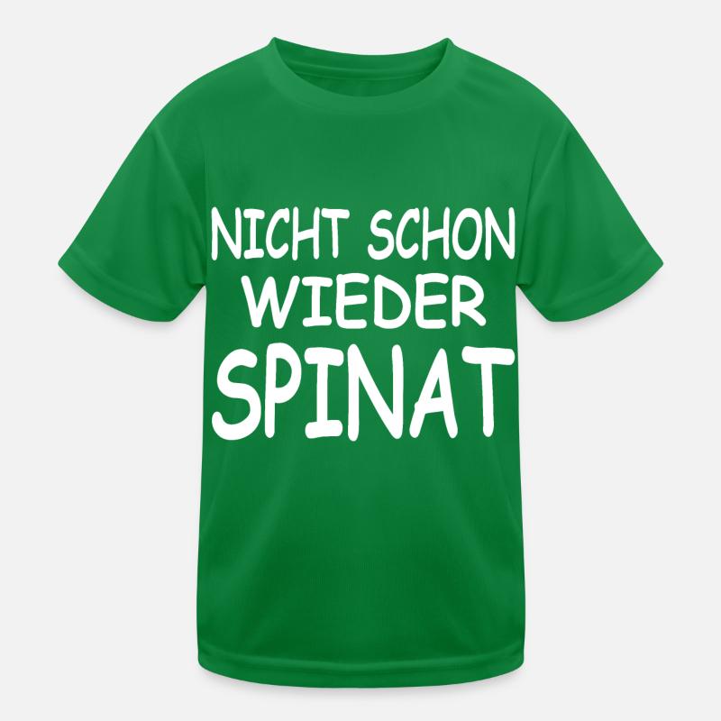 Spinat Kinder Funktions-T-Shirt