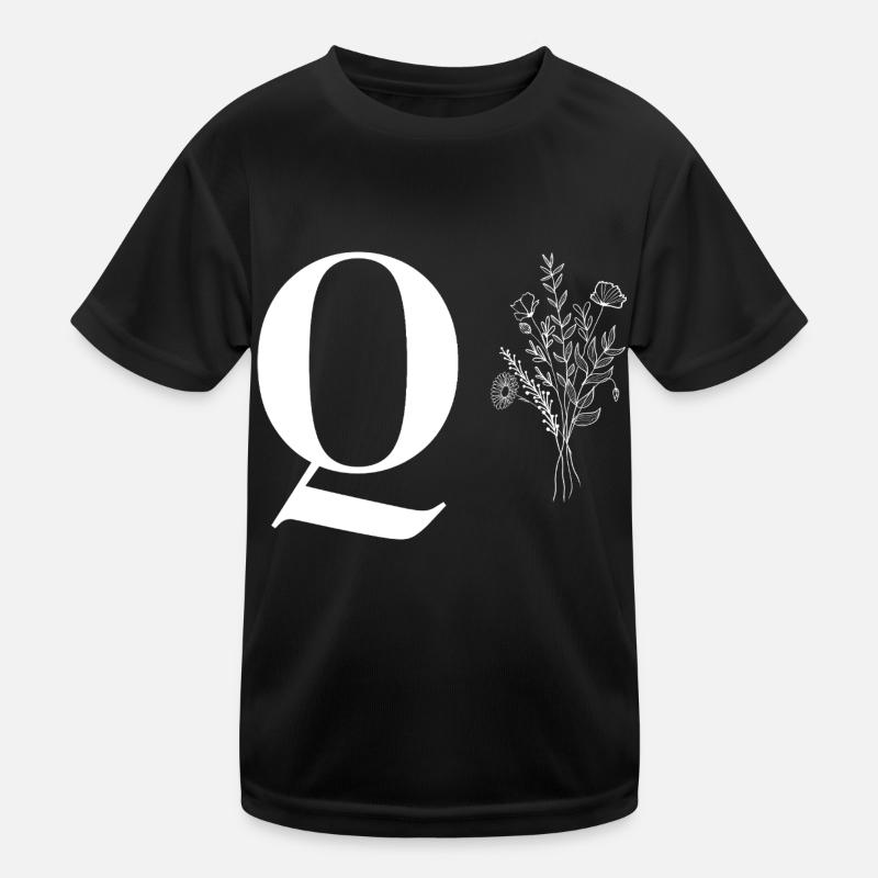 Minimalistisches Blumenmuster Kinder Funktions-T-Shirt