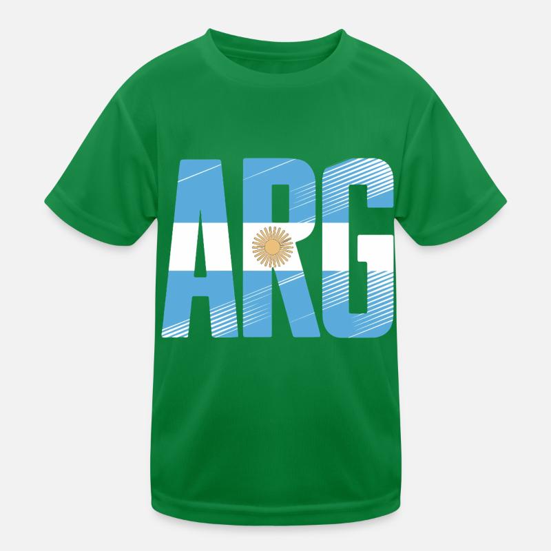 Argentinien Kinder Funktions-T-Shirt