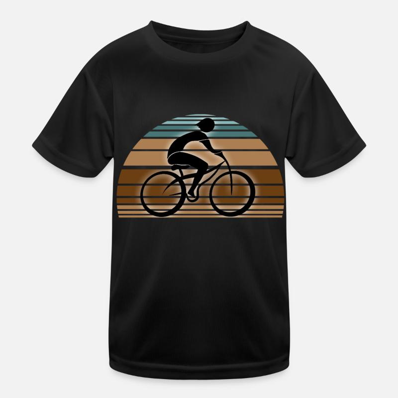 Radfahrer Kinder Funktions-T-Shirt
