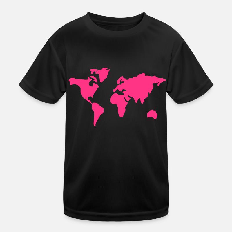 world Kinder Funktions-T-Shirt