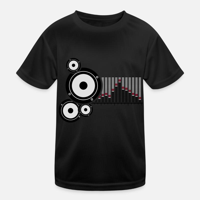 lautsprecher Kinder Funktions-T-Shirt