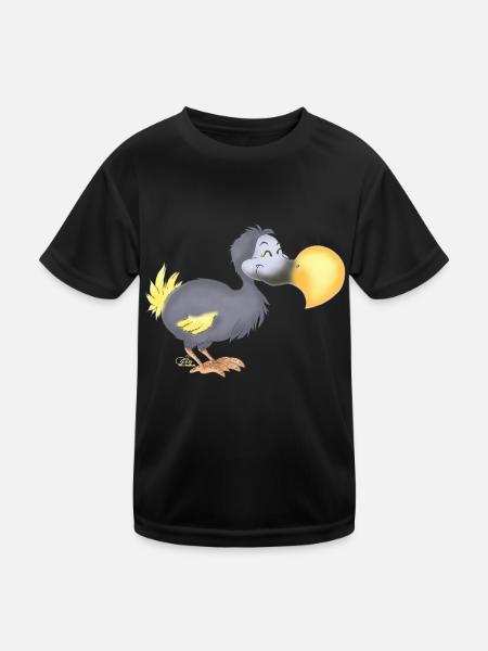 Dropsiger Dodo - T-shirt sport Enfant - noir