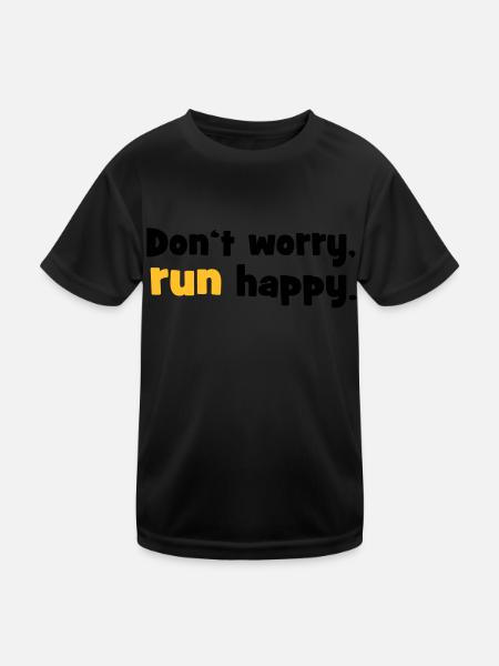 run - Kids Functional T-Shirt - black