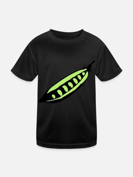 Peas - Kids Functional T-Shirt - black